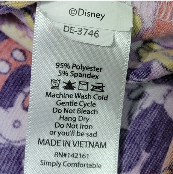 Disney Mickey Mouse Shirt Size XS purple - Picture 3 of 8